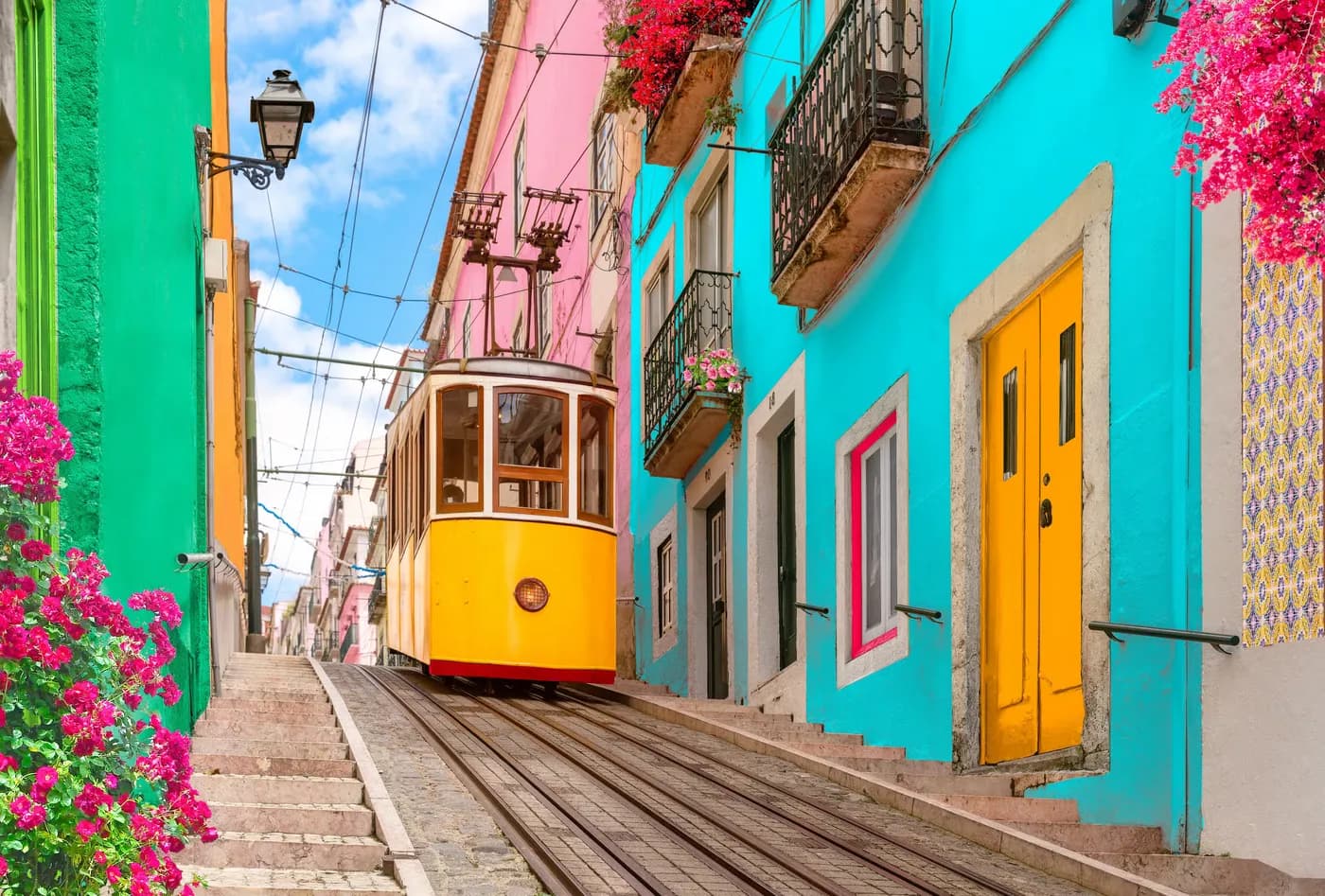Lisbon rooftops in the warm Atlantic light, a dialysis holiday destination in Portugal